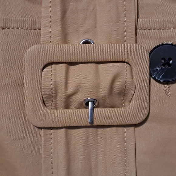 NWOT Dynamite Belted Maxi Trench Coat Camel colored Size M - Picture 5 of 9